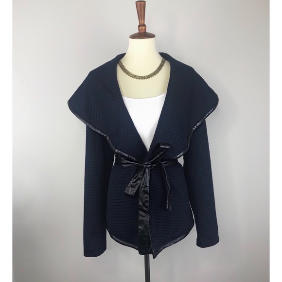Jackets & Blazers - PLUS!!!! Soft Shell Quilted Belted Jacket